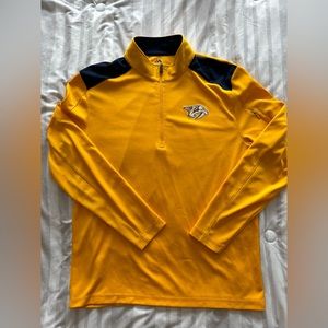 Nashville Predators 1/4 zip Lightweight Jacket